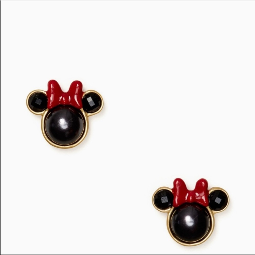 Disney x Kate Spade Minnie Mouse Stud Earrings & Necklace